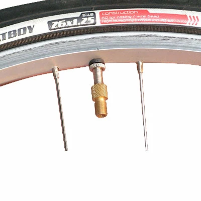 Oxford Adaptateur Pompe Vélo Schrader Pour Valve Presta – Image 3