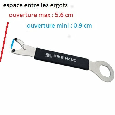 Clé Double Ergots 2 En 1 Bike Hand – Image 3