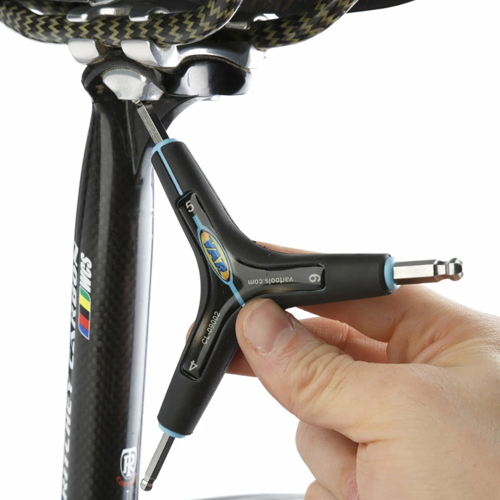 Clé Vélo Hexagonal Triple 4/5/6 Mm - Var – Image 3