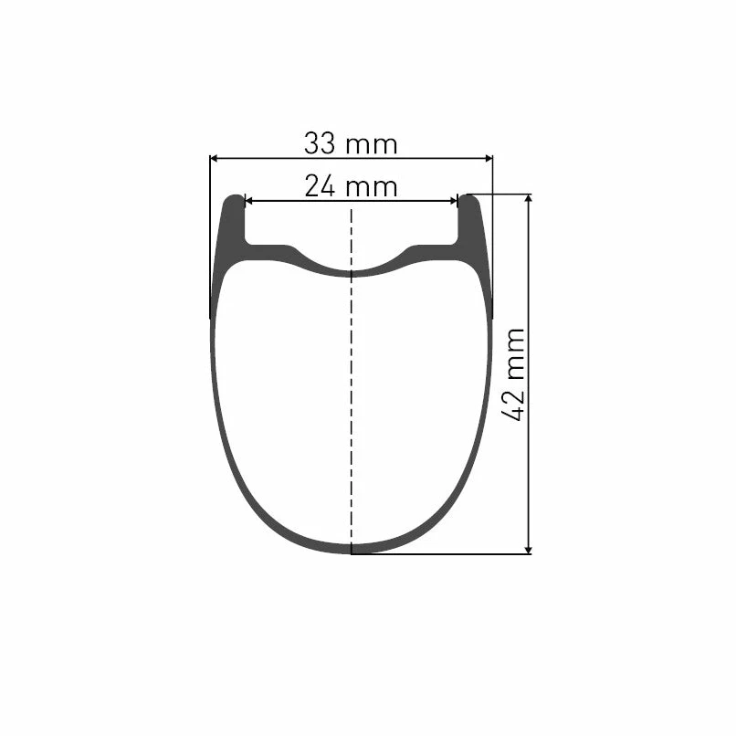 Dt-swiss Paire De Roues Gravel DT Swiss GRC 1400 Spline 42 DB En Carbone – Image 2