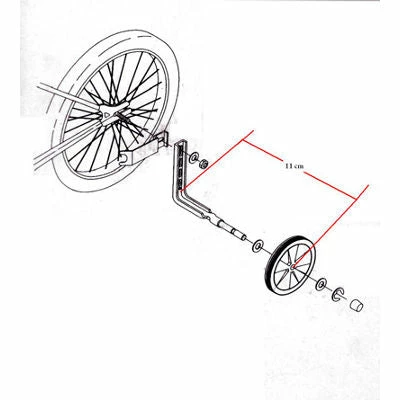 Brandless Petites Roues Pour Vélo Enfant 12 à 20 Pouces – Image 2