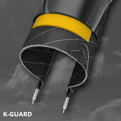 Pneu Pour Fauteuil Roulant 24 X 1.00 Schwalbe Gris Flancs Noirs – Image 3