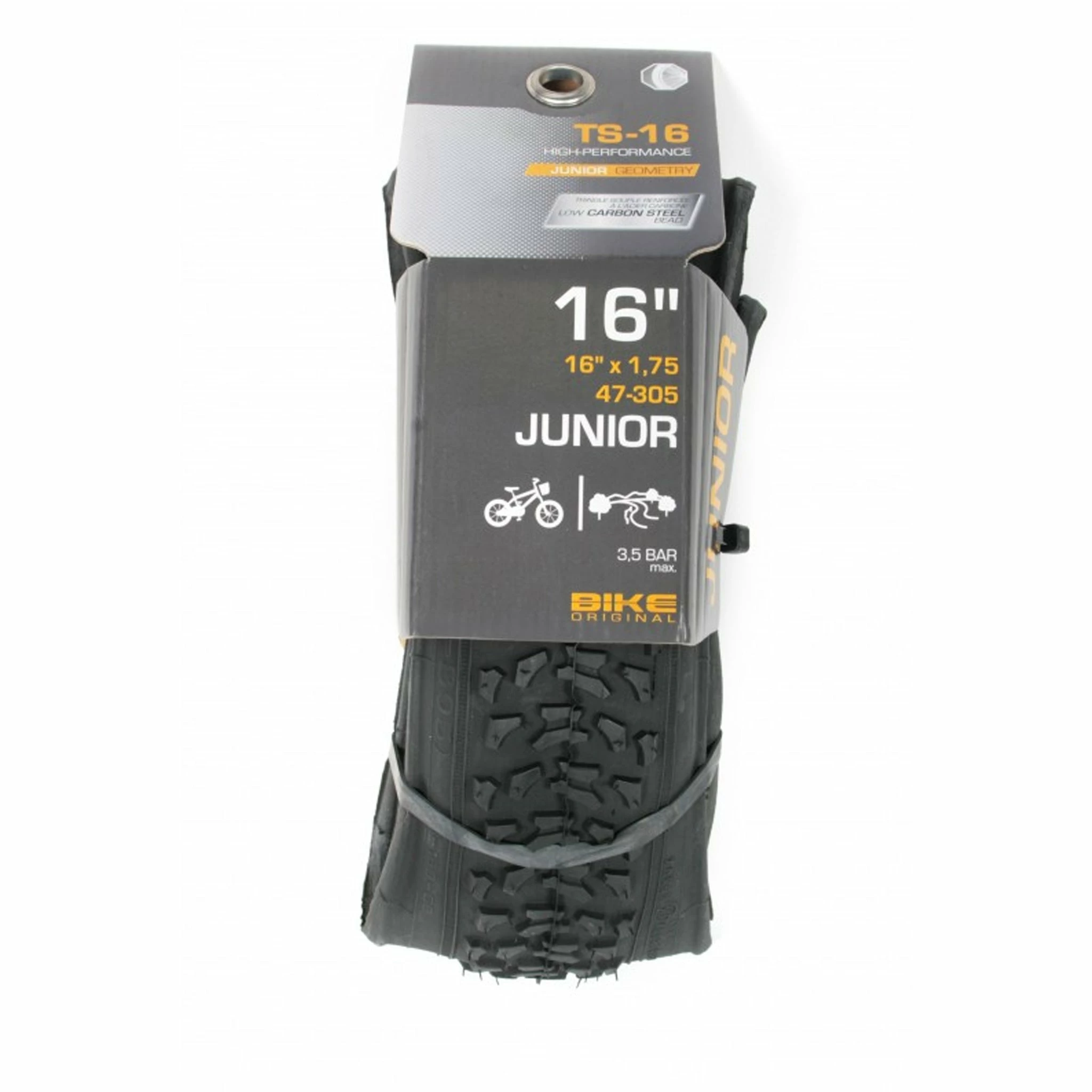 BIKE ORIGINAL Pneu Vélo 16 X 1.75 Pouces Tringles Souples – Image 3