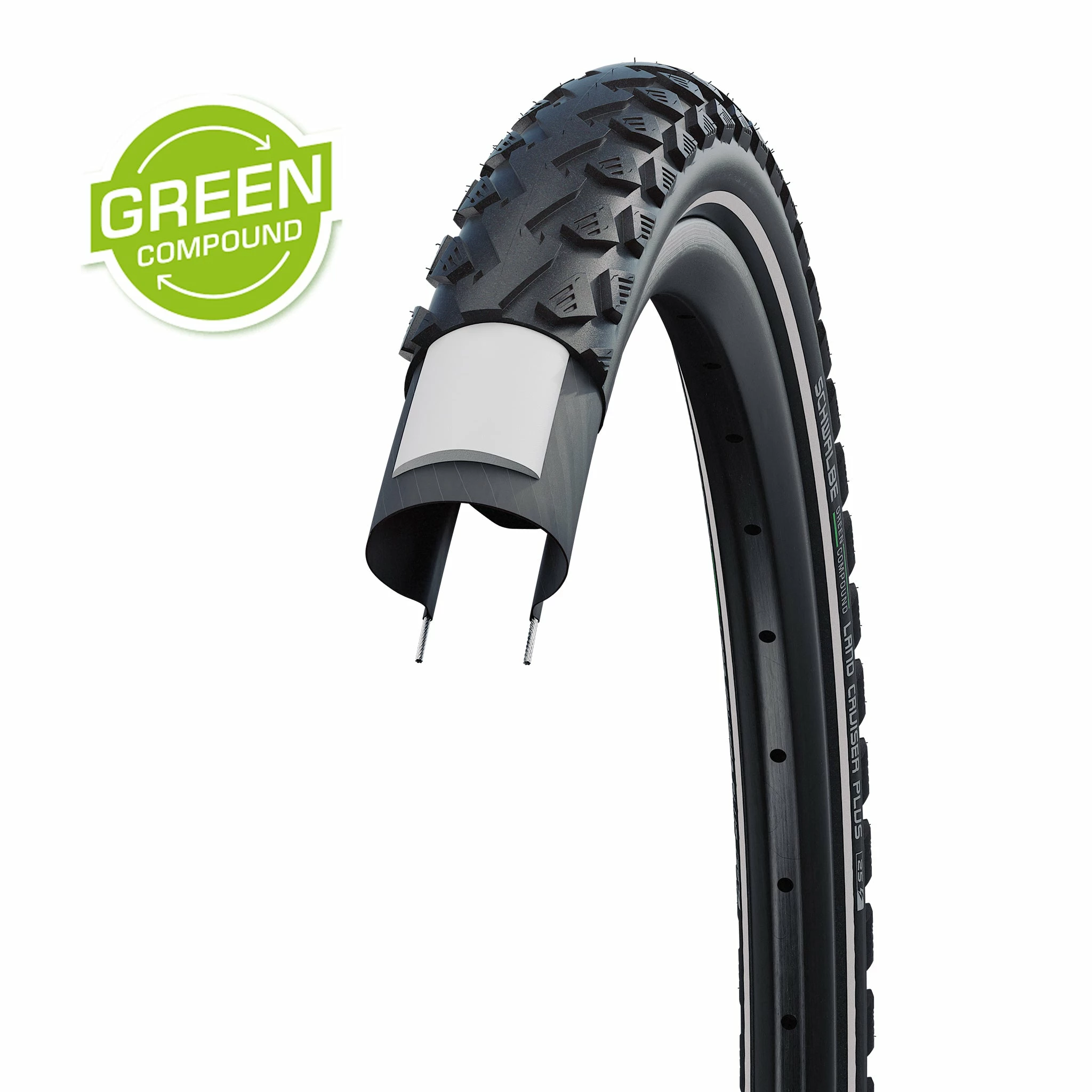 Pneu Vélo Schwalbe Land Cruiser Plus GreenCompound 26 Pouces