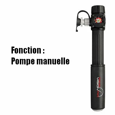 Barbieri Pompe Vélo Double Gonflage : CO2 Et Manuelle Avec Manomètre – Image 2