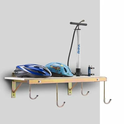 Andrys Porte-vélos Mural 4 Places Avec étagère