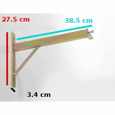 Andrys Porte-vélos Mural 4 Places Avec étagère – Image 2