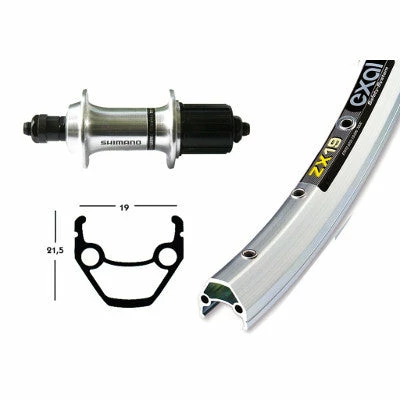 Exal Roue Arrière Vélo 26 Pouces Pour Cassette 7-8-9 Vitesses – Image 2