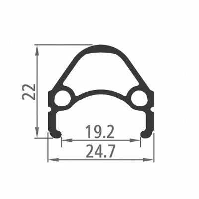 Rodi Roue Avant Vélo VTT 26 Pouces FreeWay – Image 3
