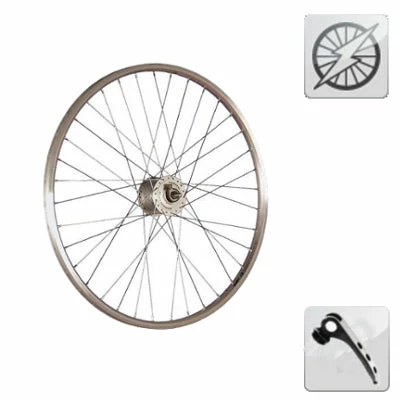 Novatec Roue De 20 Pouces Avec Dynamo Dans Moyeu à Serrage Rapide