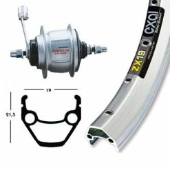 Shimano Roue Vélo Arrière 28 X 1.75 Frein Rétropédalage 8 Vitesses Nexus