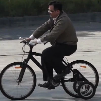 XPRIT Roues Stabilisatrices Pour Vélo Adulte Fixation Hauban Et Base – Image 2